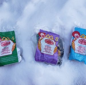 1999 Lot of 3 "Mystic Knights of Tir Na Nog" McDonald's Happy Meal Action Toys